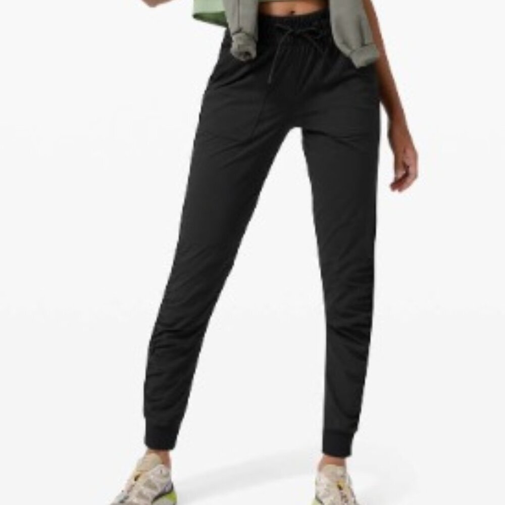 Lululemon Beyond the Studio Jogger in Black Color Size 8